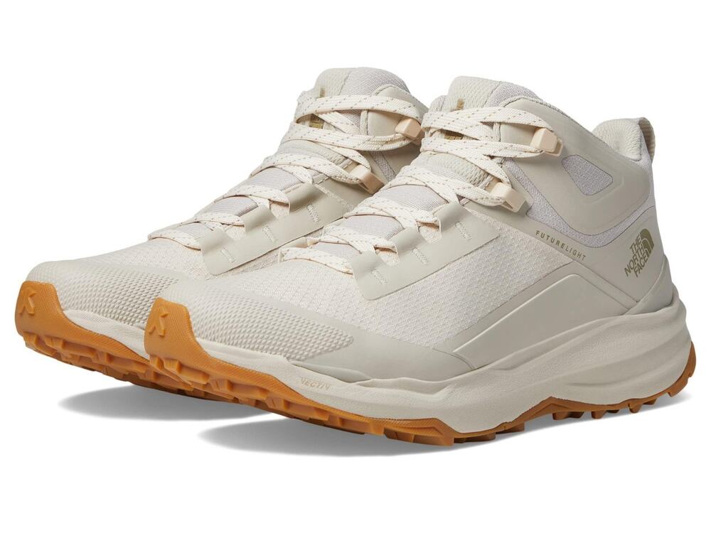 The North Face VECTIV Exploris 2 Mid FUTURELIGHT Women's Shoes White Cream 8.5